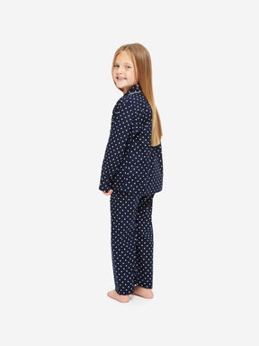 Kids' Pyjamas Plaza 60 Cotton Batiste Navy