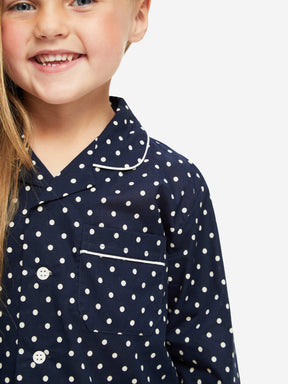 Kids' Pyjamas Plaza 60 Cotton Batiste Navy