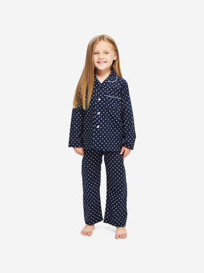 Kids' Pyjamas Plaza 60 Cotton Batiste Navy