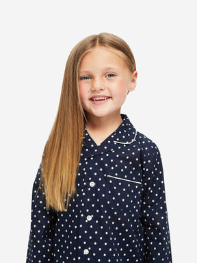 Kids' Pyjamas Plaza 60 Cotton Batiste Navy