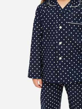 Kids' Pyjamas Plaza 60 Cotton Batiste Navy