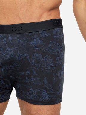 Men's Boxer Briefs Tolie 7 Pima Cotton Stretch Navy