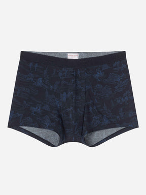 Men's Boxer Briefs Tolie 7 Pima Cotton Stretch Navy