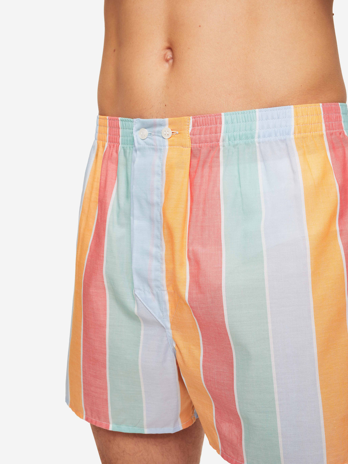 Men's Classic Fit Boxers Amalfi 18 Cotton Batiste Multi