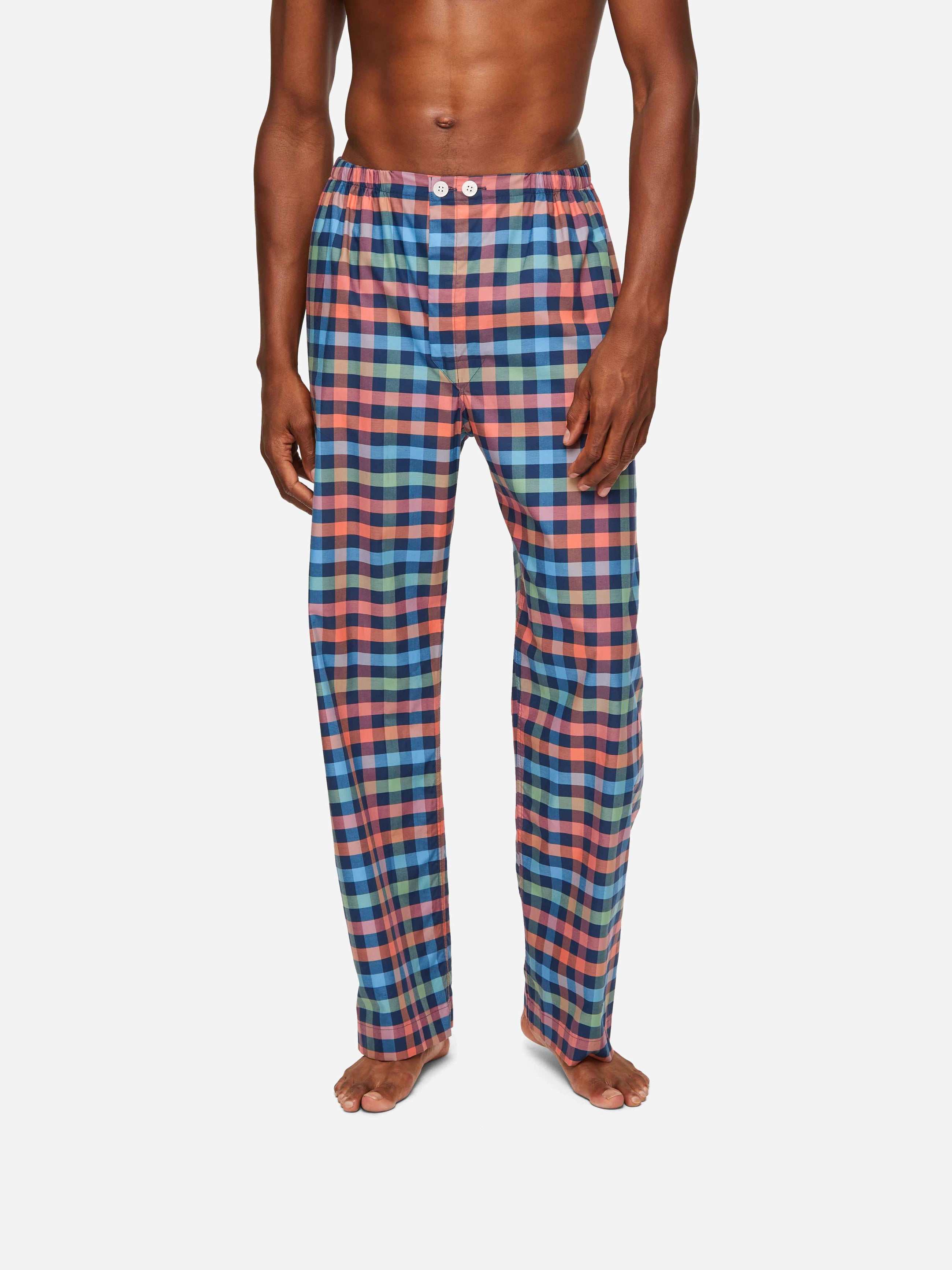Men's Classic Fit Pyjamas Barker 34 Cotton Multi