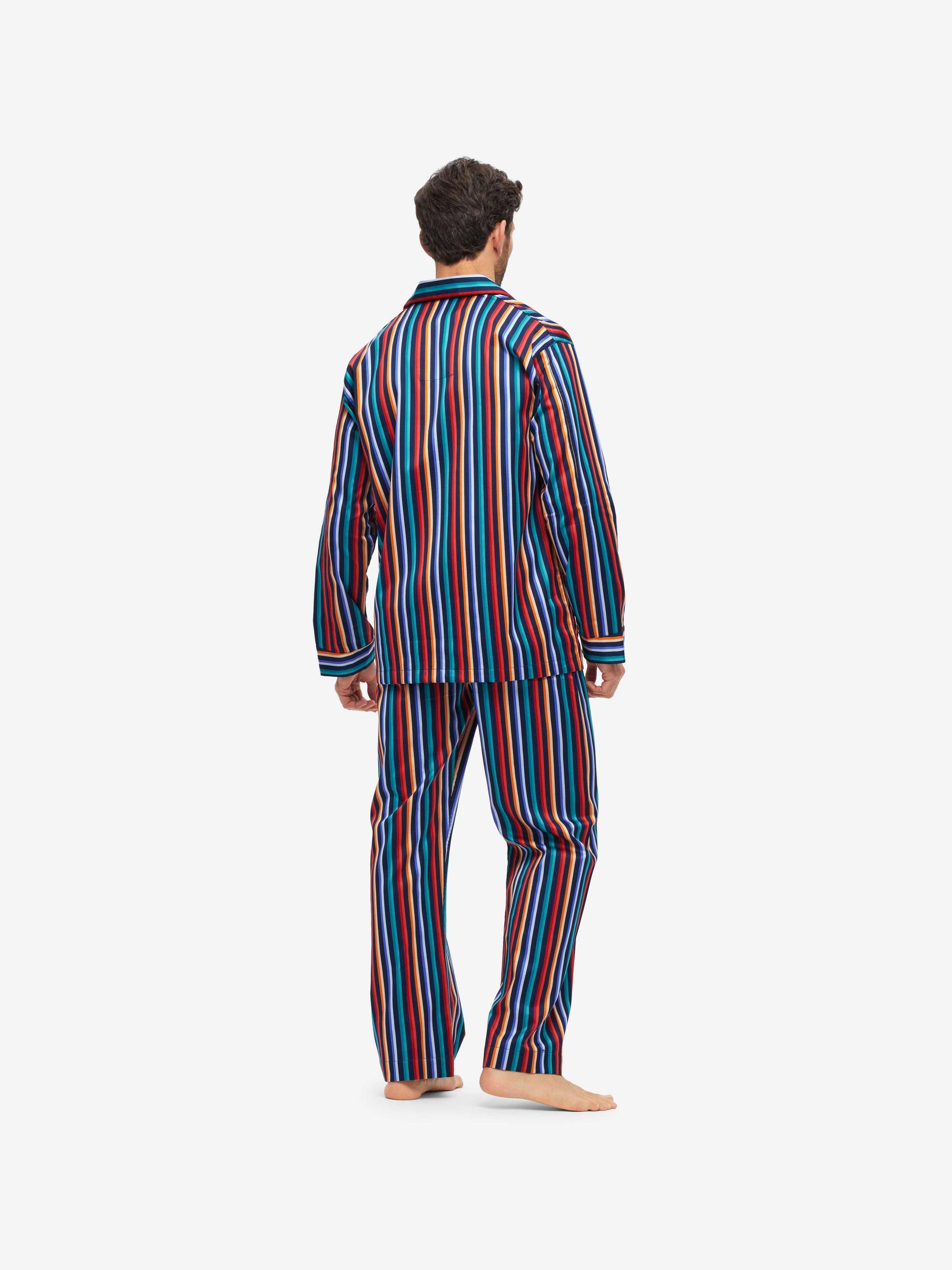 Men's Classic Fit Pyjamas Wellington 54 Cotton Multi