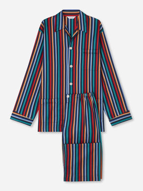 Men's Classic Fit Pyjamas Wellington 54 Cotton Multi