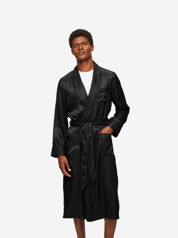 Luxury Men's Silk Dressing Gowns Silk Robes Derek Rose