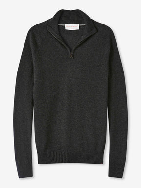 Men's Half-Zip Sweater Finley Cashmere Flint