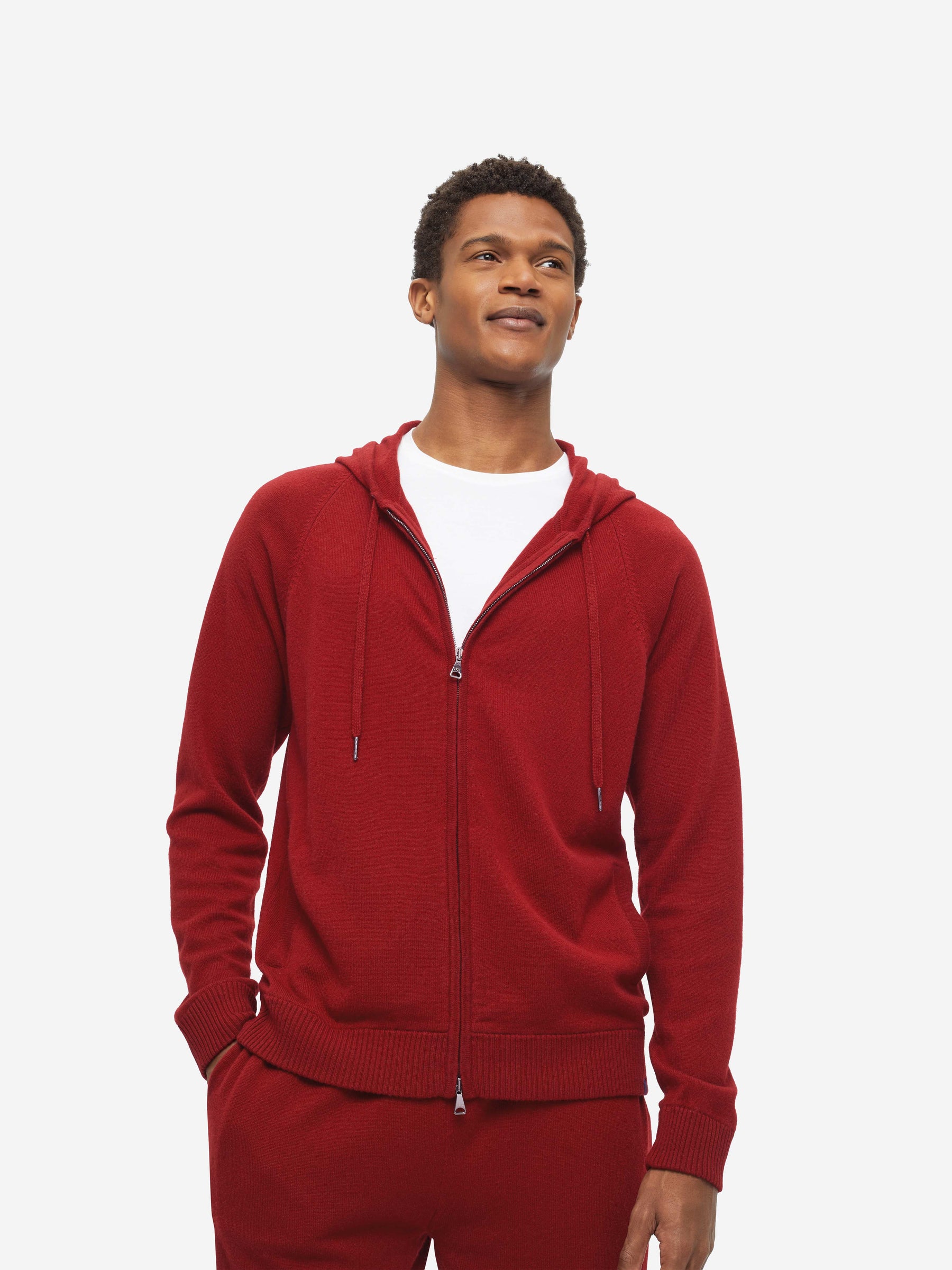 Men's Hoodie Finley Cashmere Red