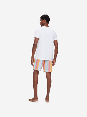 Men's Lounge Shorts Amalfi 18 Cotton Batiste Multi