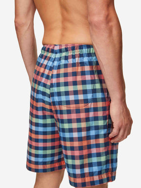 Men's Lounge Shorts Barker 34 Cotton Multi