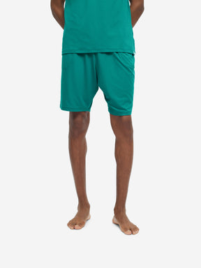 Men's Lounge Shorts Basel Micro Modal Stretch Jungle Green