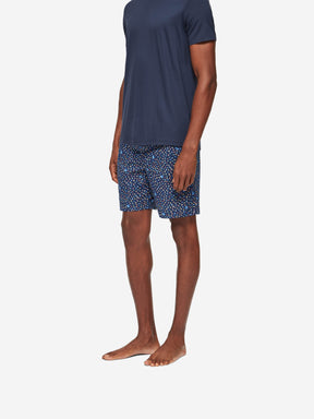 Men's Lounge Shorts Ledbury 58 Cotton Batiste Multi