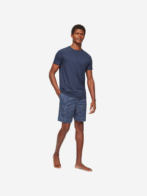 Men's Lounge Shorts Ledbury 58 Cotton Batiste Multi