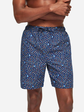 Men's Lounge Shorts Ledbury 58 Cotton Batiste Multi