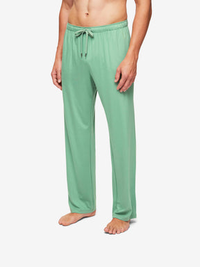 Men's Lounge Trousers Basel Micro Modal Stretch Sage Green