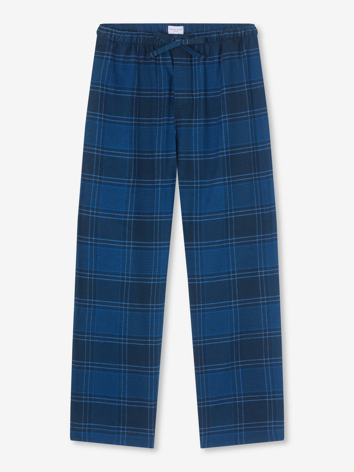 Men's Lounge Trousers Kelburn 27 Brushed Cotton Navy
