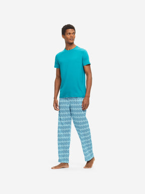 Men's Lounge Trousers Ledbury 53 Cotton Batiste Multi