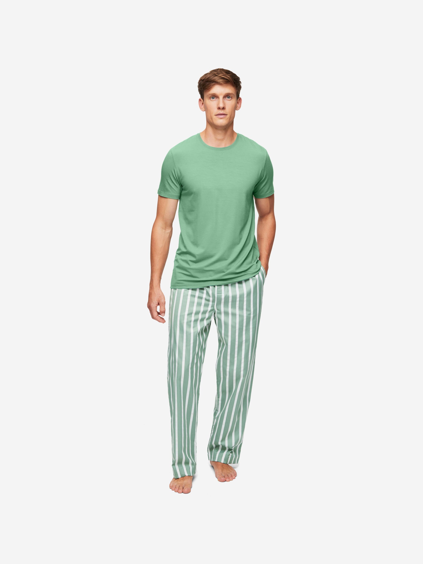 Men's Lounge Trousers Royal 219 Cotton Green