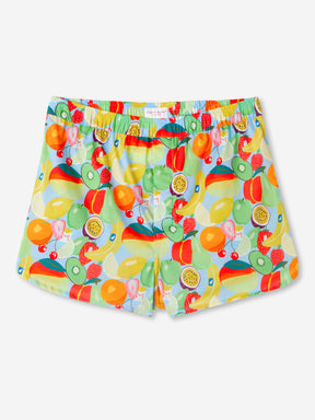 Men's Modern Fit Boxers Ledbury 49 Cotton Batiste Multi