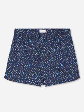 Men's Modern Fit Boxers Ledbury 58 Cotton Batiste Multi