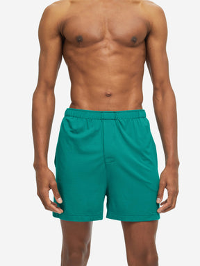Men's Short Pyjamas Basel Micro Modal Stretch Jungle Green