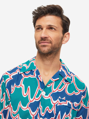 Men's Short Pyjamas Ledbury 54 Cotton Batiste Multi