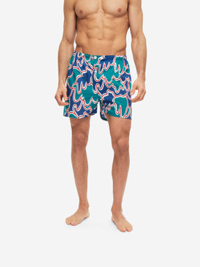 Men's Short Pyjamas Ledbury 54 Cotton Batiste Multi