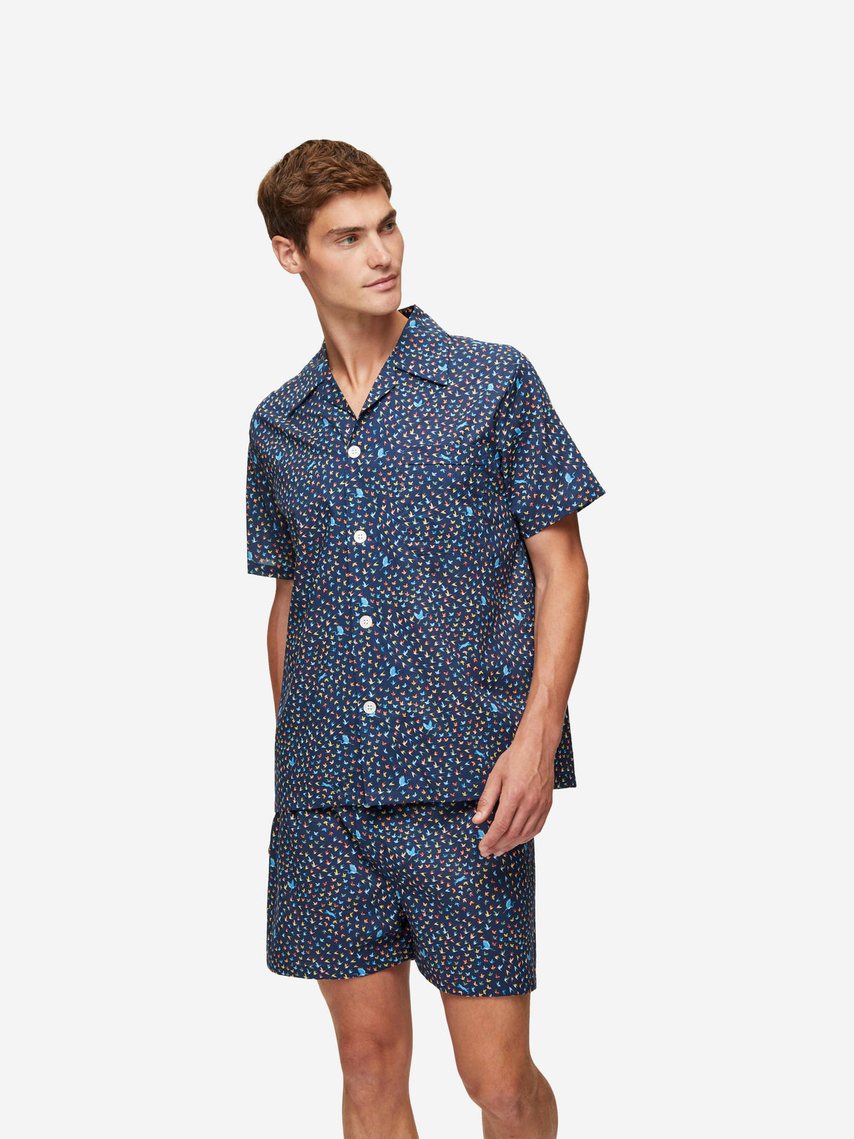 Men's Short Pyjamas Ledbury 58 Cotton Batiste Multi