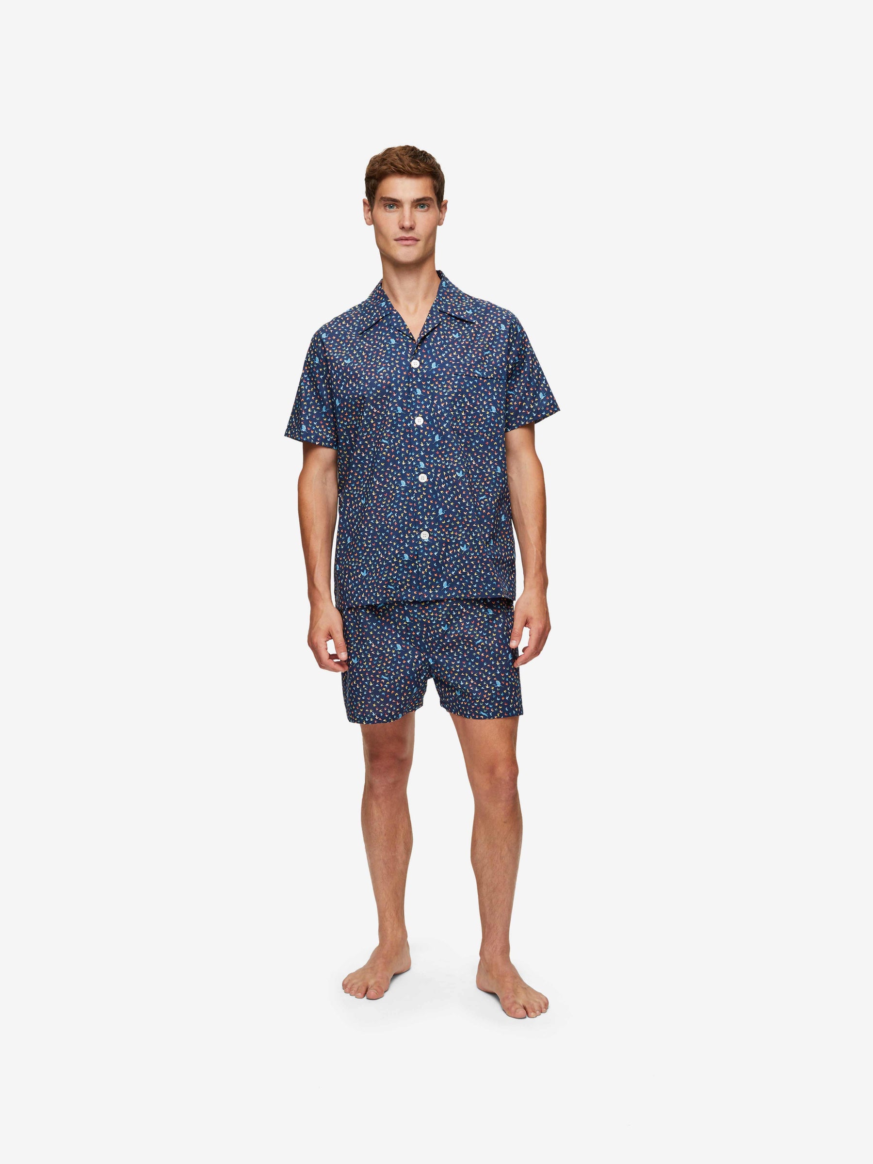 Men's Short Pyjamas Ledbury 58 Cotton Batiste Multi