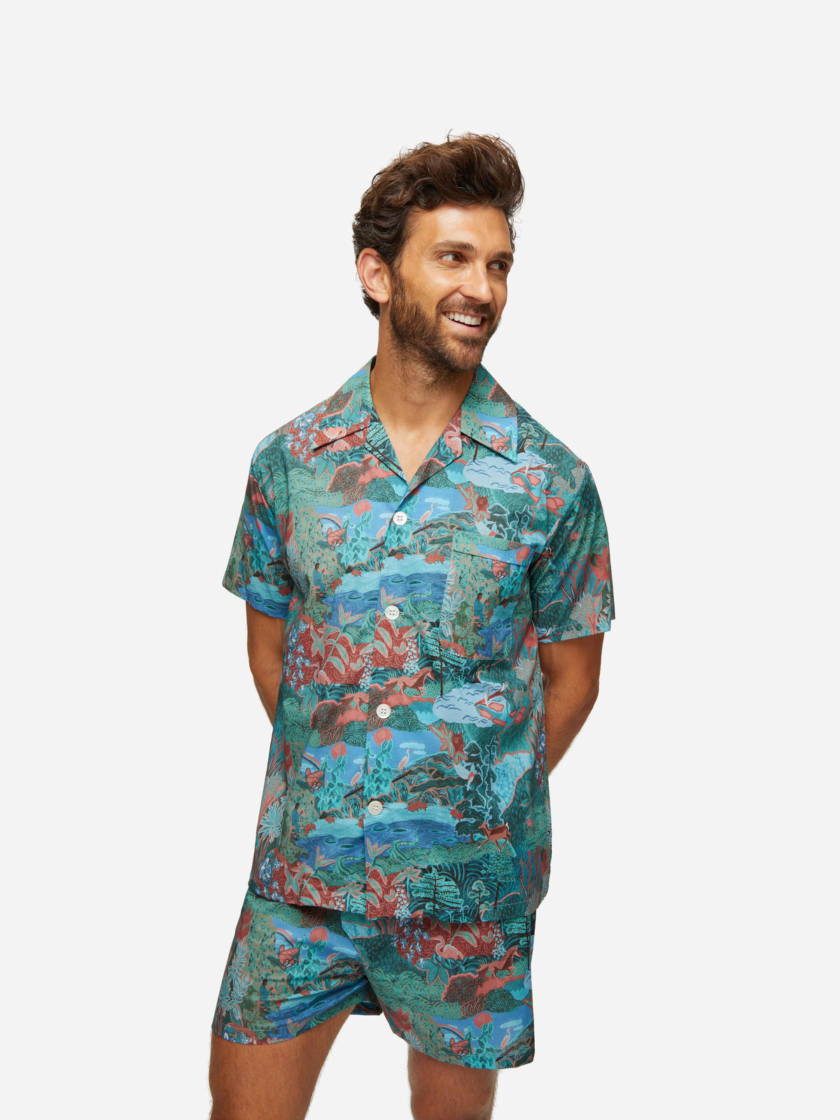 Men's Short Pyjamas Ledbury 59 Cotton Batiste Multi