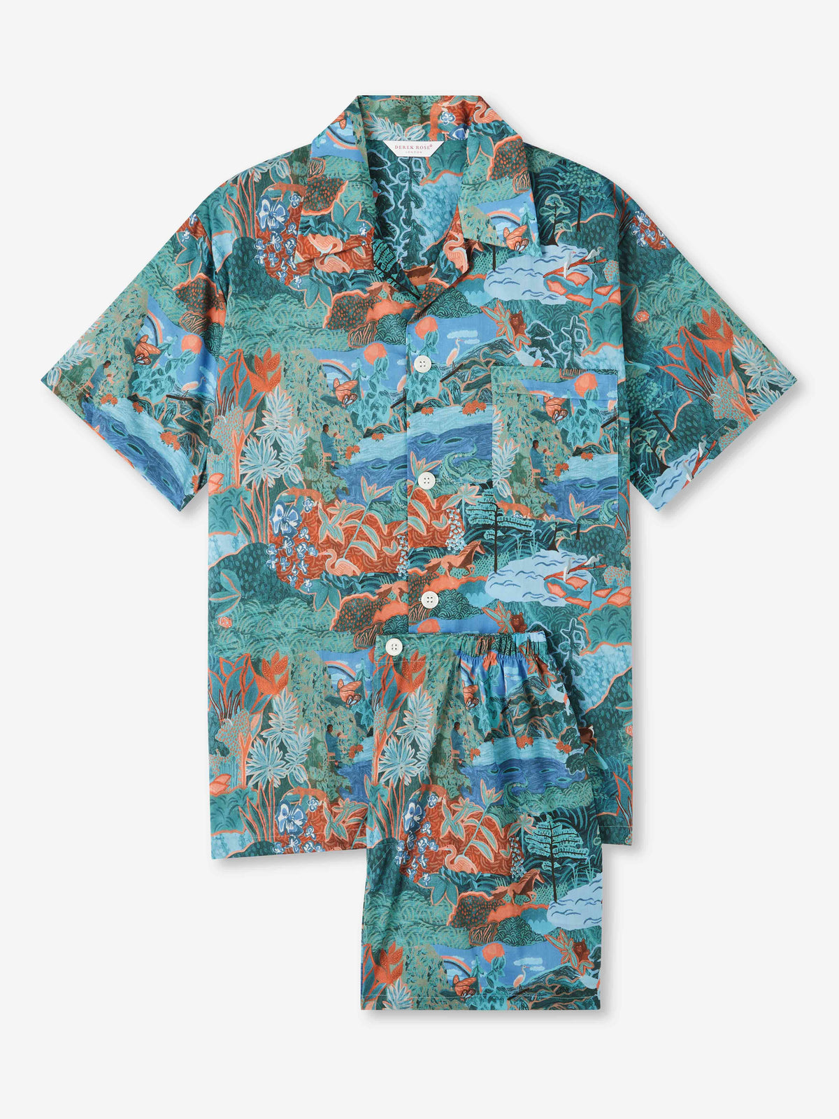 Men's Short Pyjamas Ledbury 59 Cotton Batiste Multi