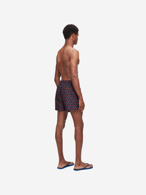 Men's Short Swim Shorts Maui 41 Navy