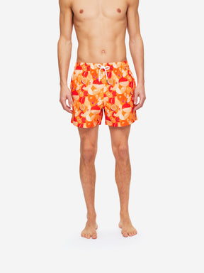 Men's Short Swim Shorts Maui 43 Orange