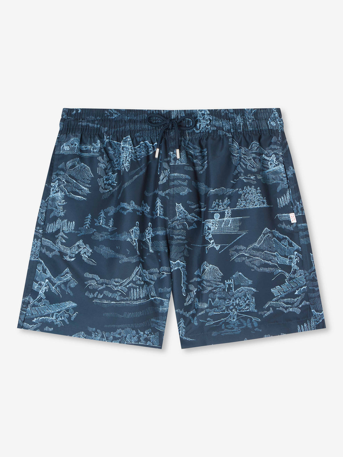 Men's Short Swim Shorts Maui 49 Navy