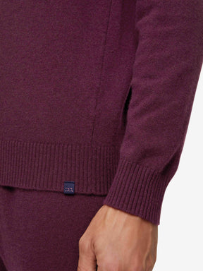 Men's Sweater Finley Cashmere Bordeaux