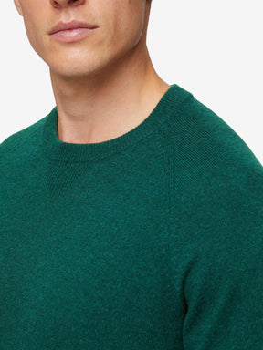 Men's Sweater Finley Cashmere Dark Green Heather
