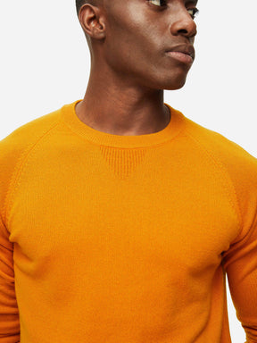 Men's Sweater Finley Cashmere Orange
