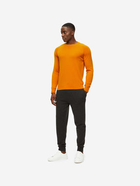 Men's Sweater Finley Cashmere Orange