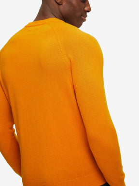 Men's Sweater Finley Cashmere Orange