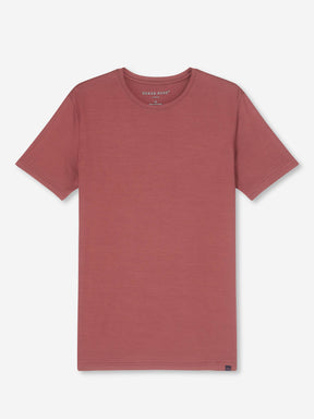 Men's T-Shirt Basel Micro Modal Stretch Brown