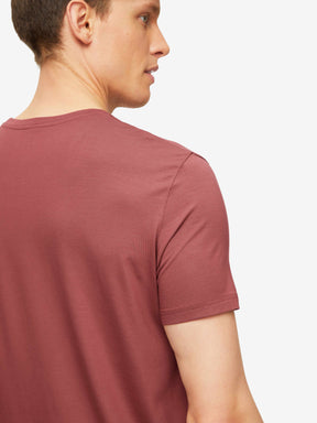 Men's T-Shirt Basel Micro Modal Stretch Brown