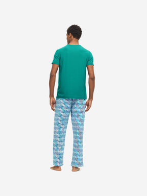 Men's T-Shirt Basel Micro Modal Stretch Jungle Green