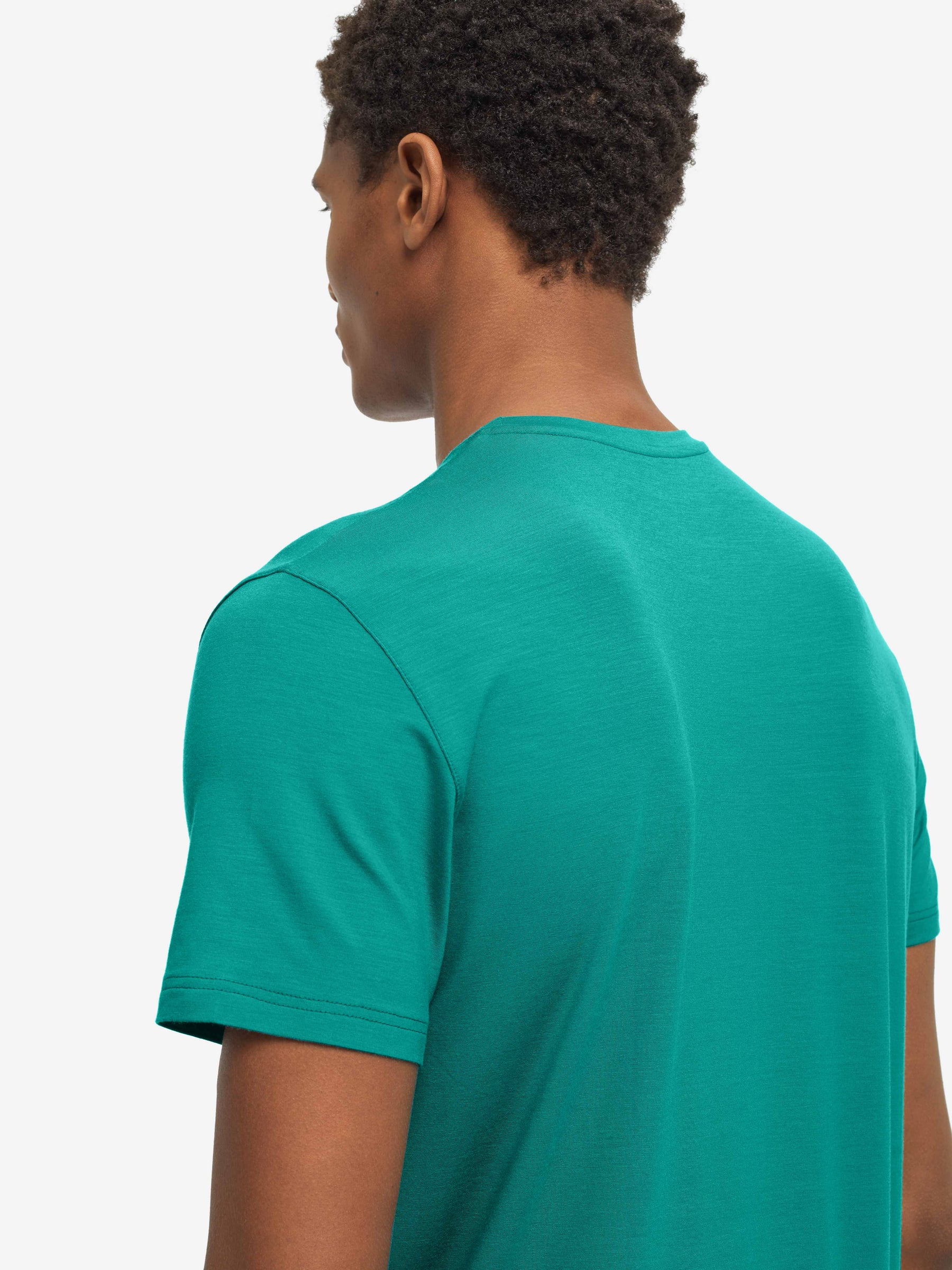 Men's T-Shirt Basel Micro Modal Stretch Jungle Green