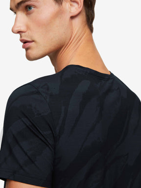 Men's T-Shirt London 8 Micro Modal Black