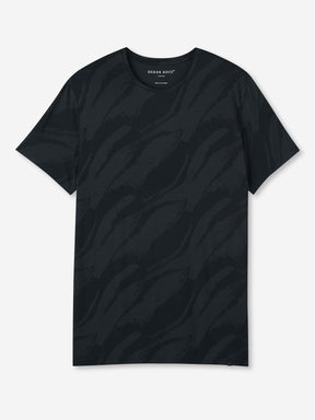 Men's T-Shirt London 8 Micro Modal Black