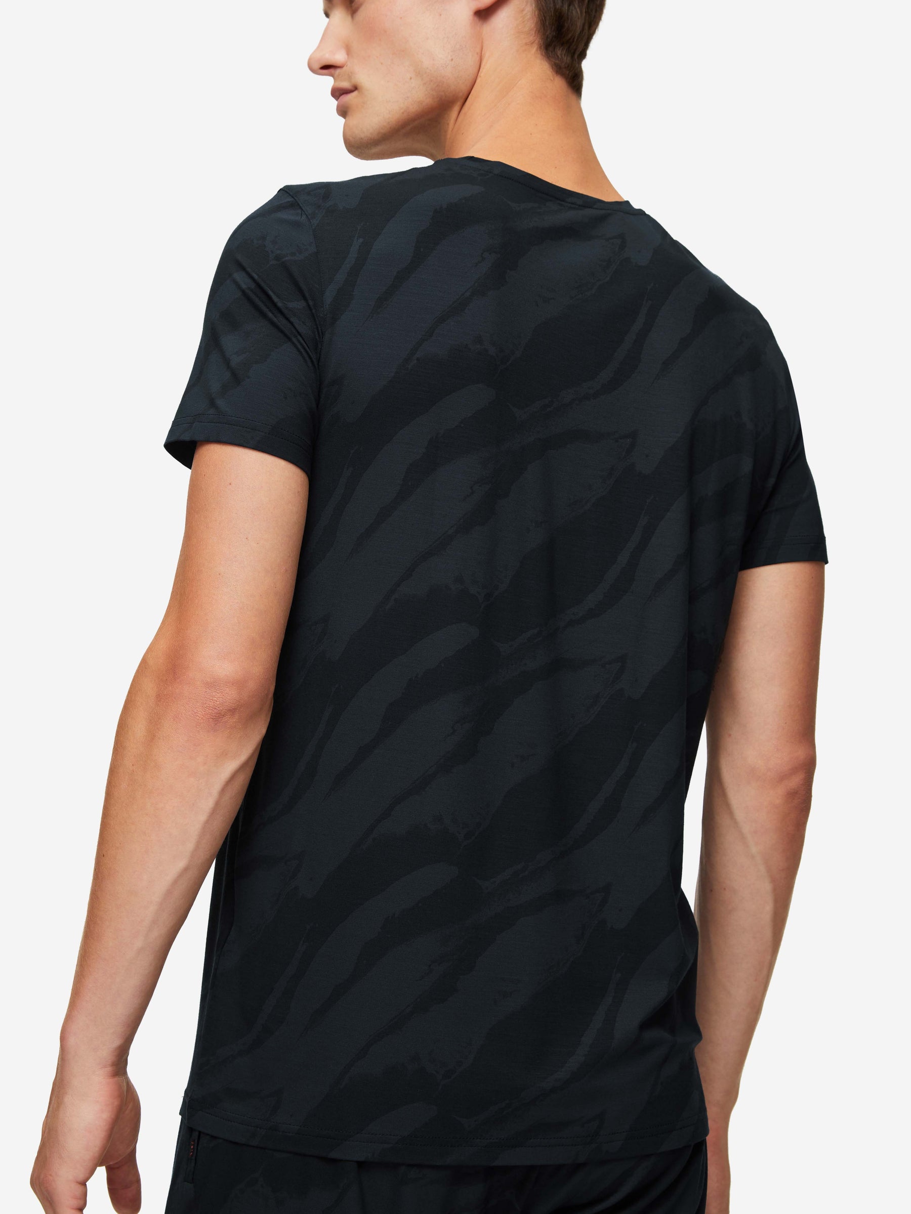 Men's T-Shirt London 8 Micro Modal Black