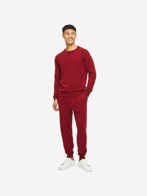 Men's Track Pants Finley Cashmere Ruby