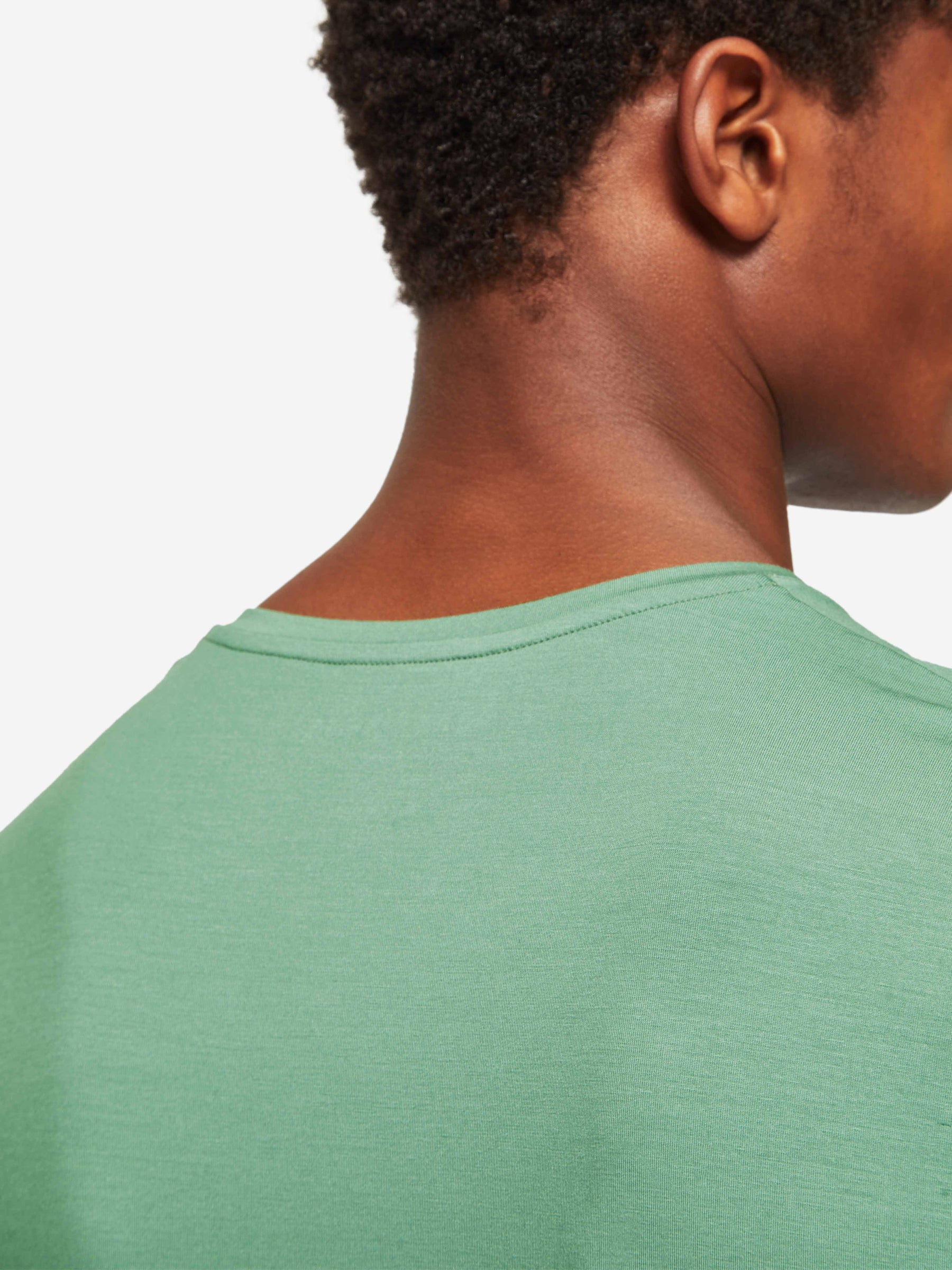Men's V-Neck T-Shirt Basel Micro Modal Stretch Sage Green